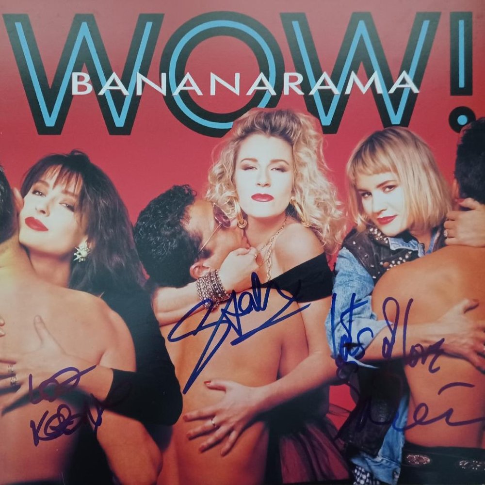 1987 Bananarama Band SIGNED ORIGINAL Promotional Poster REPRODUCTION (RP)